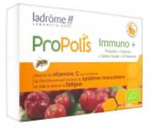 Ladrôme Ropolis Immuno+ Bio 20 Ampoules X 10 ml - Boîte 20 ampoules sécables de 10 ml