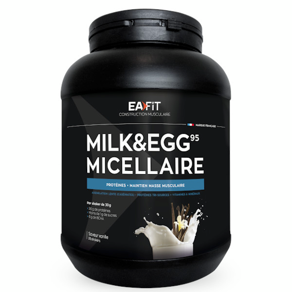 Milk & Egg 95 Micellaire Goût Vanille 750g