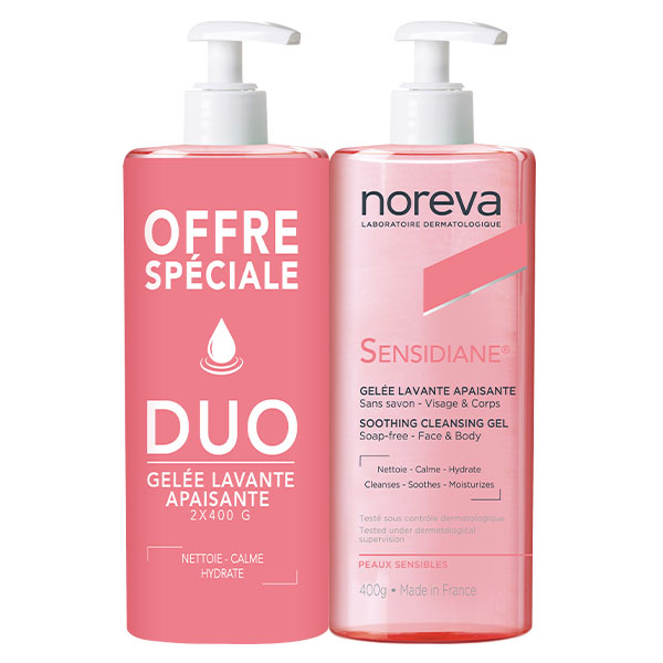 Sensidiane Gelée Lavante Apaisante Lot de 2 x 400ml