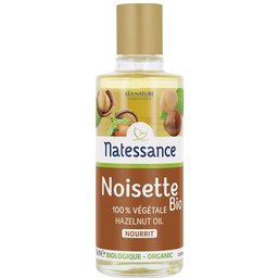 Huile de Noisette Bio 100 % Pure Nourrissante Visage et Corps