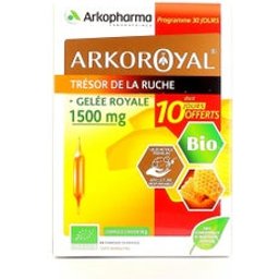 Arkoroyal Gelée Royale Bio 1500mg 30 Ampoules