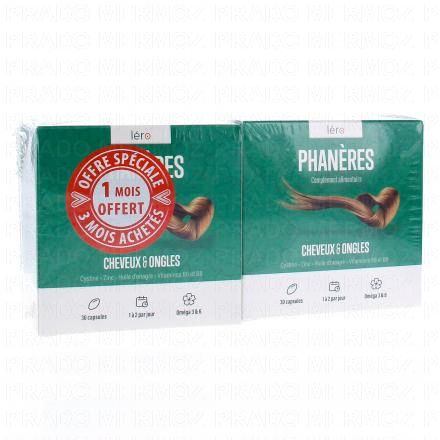 Esthetic' Phanères cheveux et ongles boîte de 90 capsules