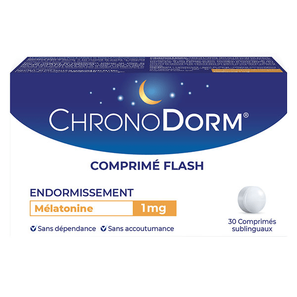 Mélatonine 1mg 30 comprimés sublinguaux