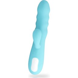 Eiffel Vibrator Rotator Turquoise Blue 1pc
