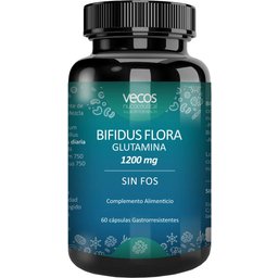 Vecos Bifidus Flora Glutamina 1200mg 60 Capsules