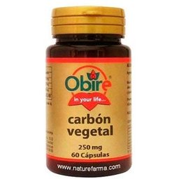 Charbon de bois naturel 250mg 60cáps 60cáps