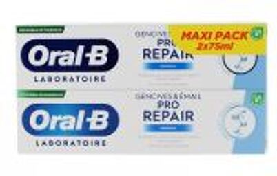 Dentifrice Pro-Repair Gencives et Émail Original 2 x 75 ml - Lot 2 x 75 ml
