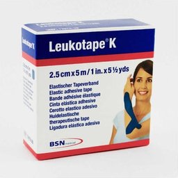 Bde Leukotape K Bleu 2,5Cmx5M