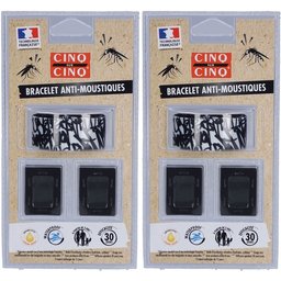 Cinq SUR Cinq Bracelet Anti-Moustiques Graffiti Noir