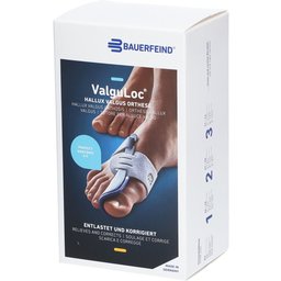 Valguloc Orthèse Gros orteil hallux valgus gauche Taille 2 titane
