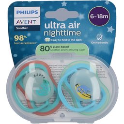 Sucette +6m Air Night singe/caméléon