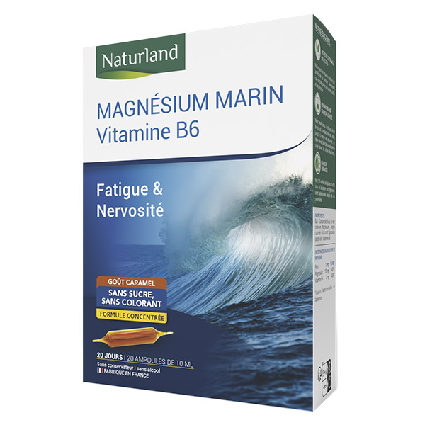 Magnésium Marin + Vitamine B6 20 ampoules