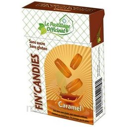 Fin'Candies Bonbon Caramel Sans Sucre Sans Gluten 36g