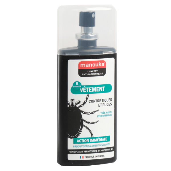 Vêtement Spray Tiques et Puces 75ml