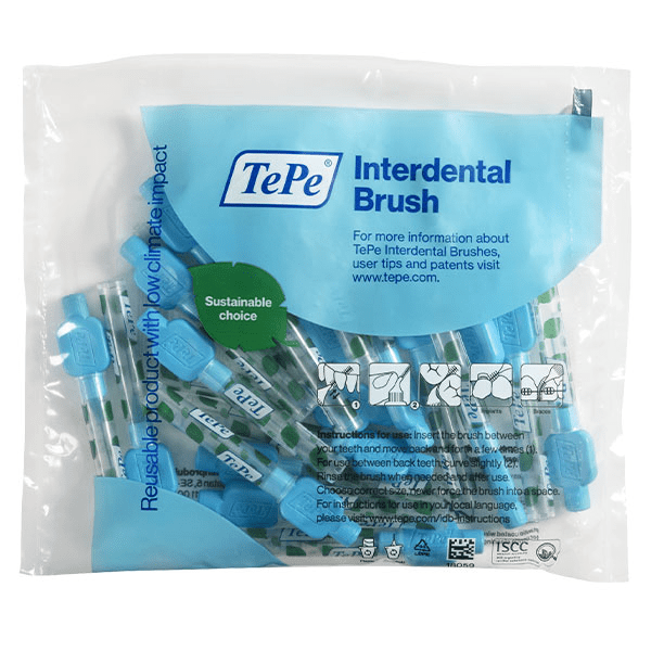 Brossettes Interdentaires Originales Bleu 0.6 mm 20 brossettes