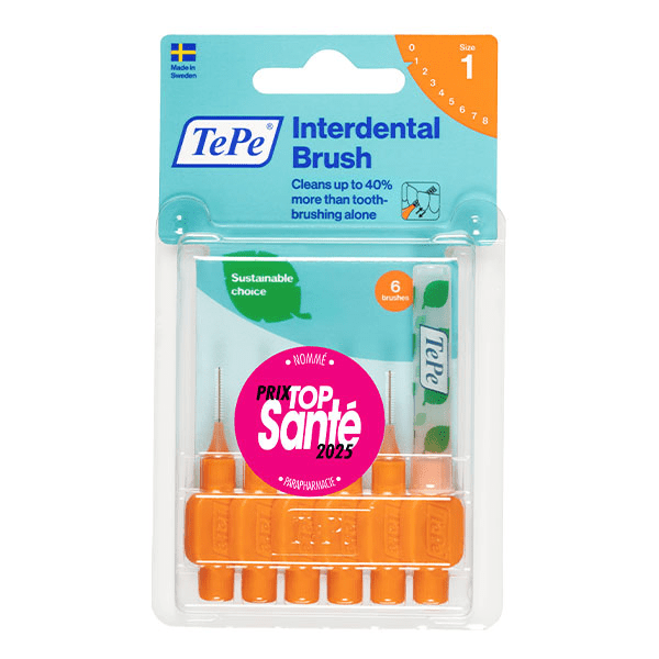 Brossettes Interdentaires Originales Orange 0.45 mm 6 brossettes