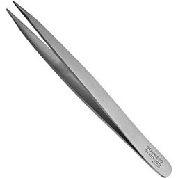 Pince à épiler en acier inoxydable pointe fine 1ml