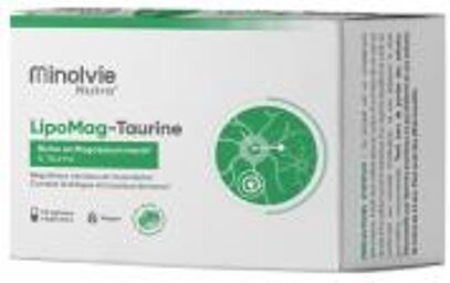 Nutra' Lipomag-Taurine 60 Gélules Végétales - Boîte 60 gélules