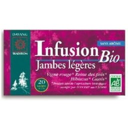 Infusion Bio Jambes Légères 20 sachets
