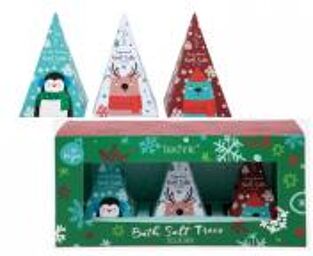 Coffret Sels de Bain de Noël 3 Produits - Coffret