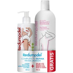 Gel de Baño Reafirmante Rosa Mosqueta 750ml + Loción Reductora Urea 400ml