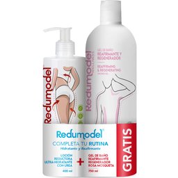 Gel de Baño Reafirmante Rosa Mosqueta 750ml + Loción Reductora Urea 400ml