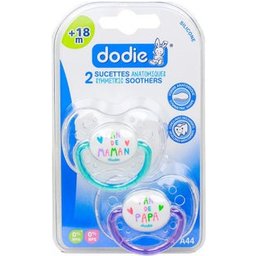 Sucette Anatomique Silicone Duo Fan +18mois