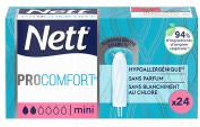 Tampons ® Procomfort Tampon Sans Applicateur Mini Boite de 24 - Boîte 24 Tampons