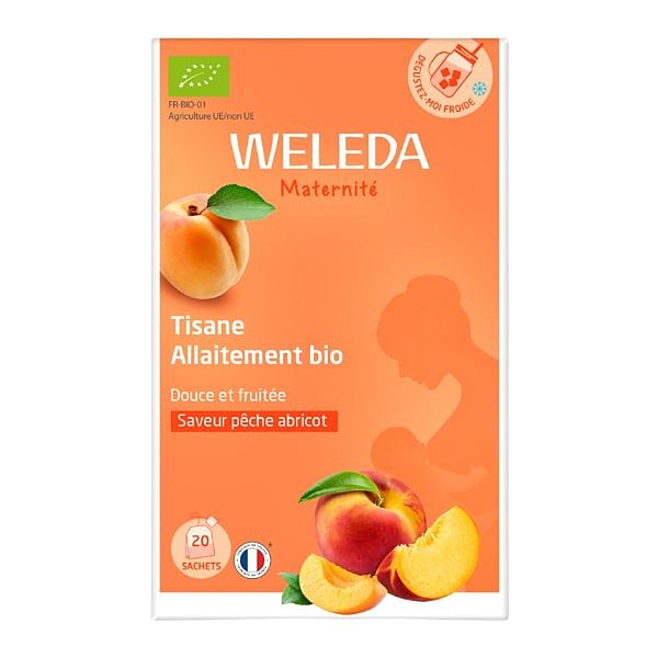 Tisane Allaitement bio Pêche Abricot - Weleda