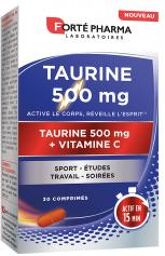 Taurine 500 mg + Vitamine C 30 Comprimés - Boîte
