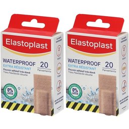 Elastoplast Pansements Waterproof Extra Résistant 26 x 76 mm