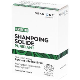 Granions® Shampoing Solide Certifié Bio - Purifiant