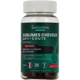Sublimes Cheveux Anti Chute Pêche Gummies 30uts
