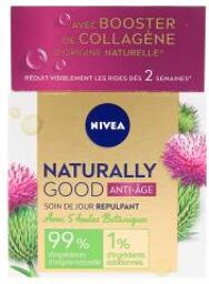 Naturally Good Anti-Âge Crème Visage Jour Repulpant Huiles Botaniques 50 ml - Pot 50 ml