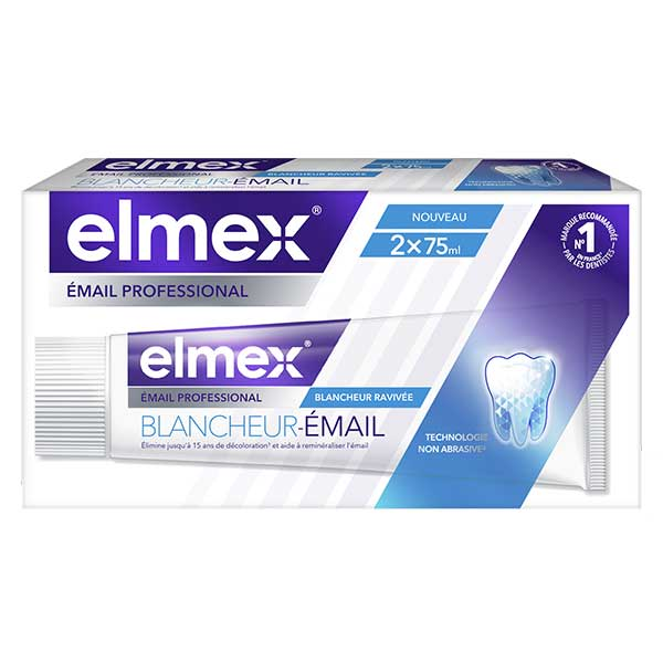 - Dentifrice Blancheur Email Professional 2x75ml