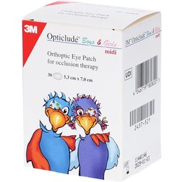 Opticlude Compresse Occulaire Boys & Girls Midi 5,3cm X 7cm 2538Pe
