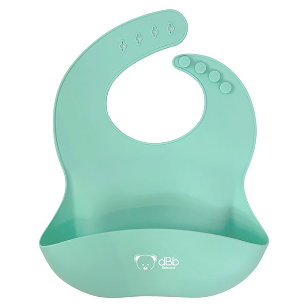 Repas Bavoir en Silicone Mint