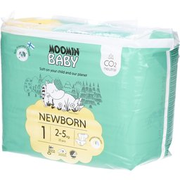 Moomin Couches Écologiques Taille 1 Newborn (2-5 kg)