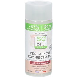 So Bio Etic Recharge Déo-Soin 24h - Lait d'Ânesse Bio