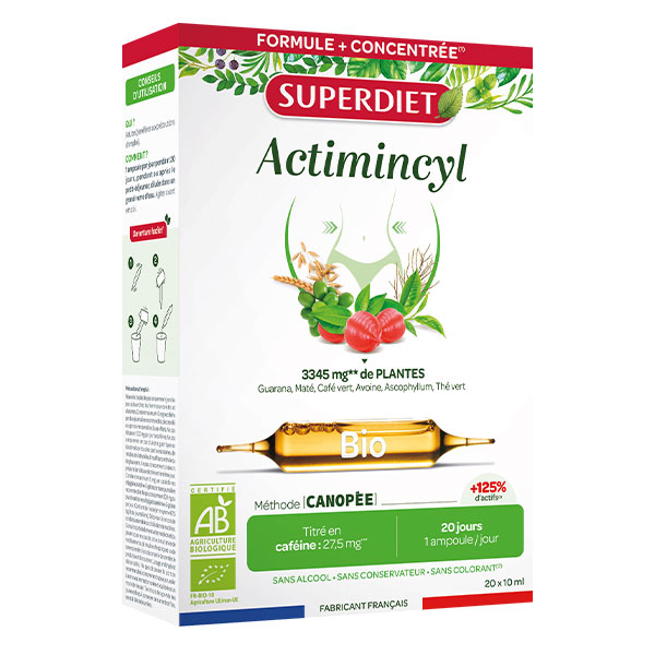Actimincyl Bio Brûle Graisse 20 ampoules de 10ml