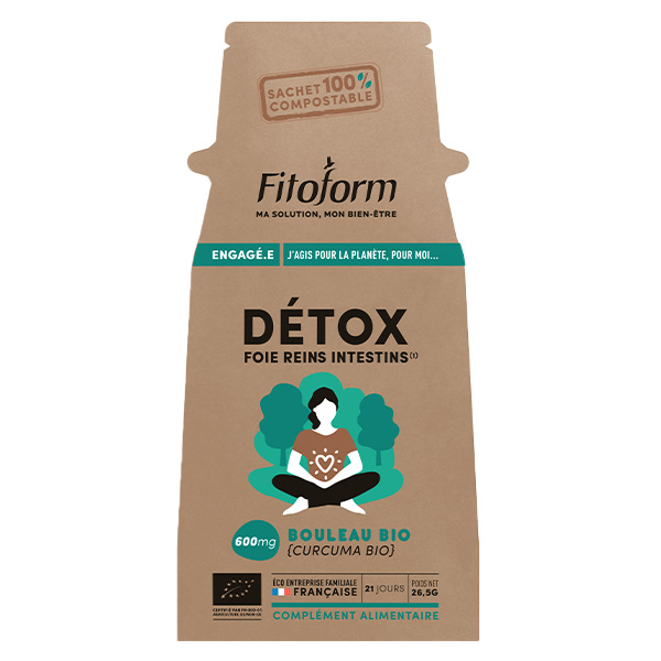 Le Bouleau Curcuma Bio Détox Complète Ecopack 42 comprimés