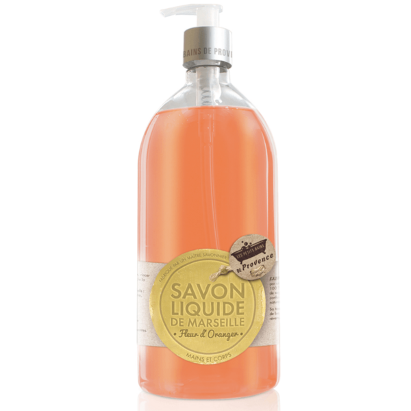 Savon Liquide de Marseille Fleur d'Oranger 1L