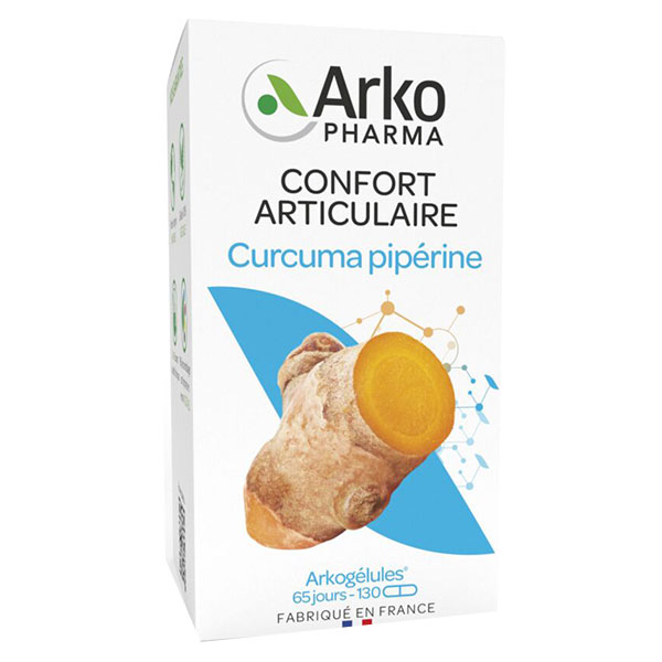 Arkogélules Curcuma Pipérine 130 gélules
