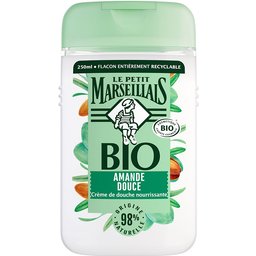 Crème de Douche Bio Nourrissante, au pH neutre, Amande Douce, 250ml
