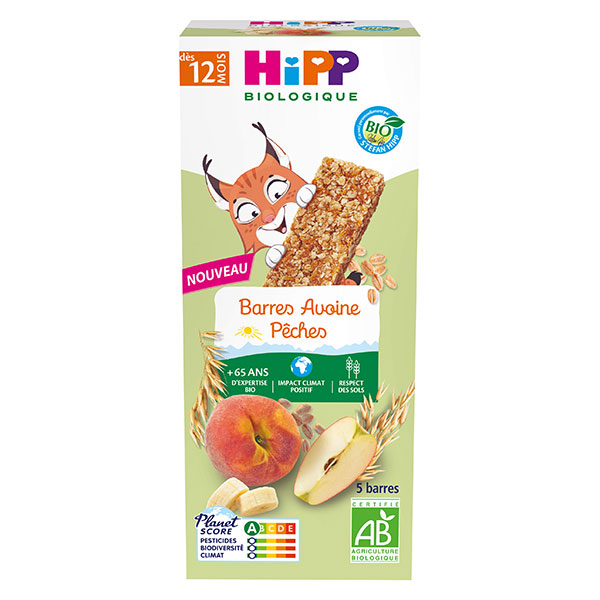 Bio Barres Avoine Pêches Bio 5x20g