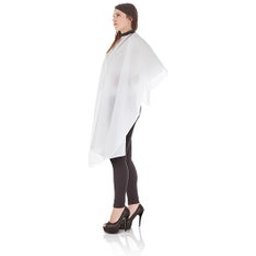 Pro Capa Peluquería Poliéster Blanco 125x145cm 1ud