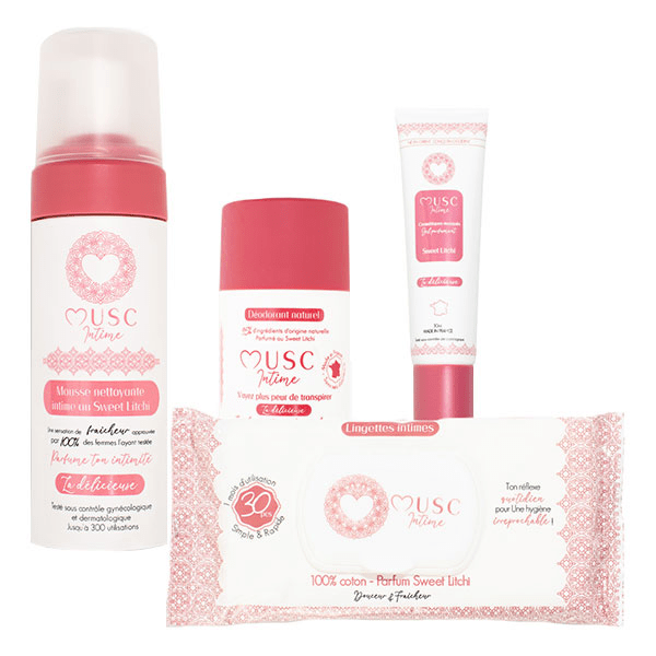 Rituel Parfumé Sweet litchi - Déodorant, Gel, Mousse, Lingettes