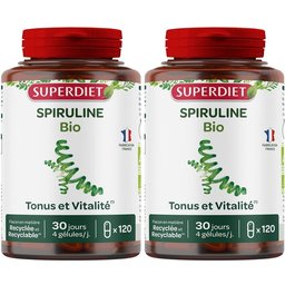 Spiruline BIO -120 gélules