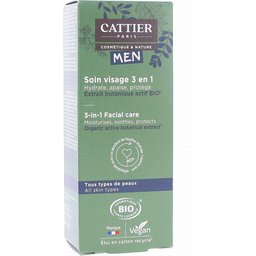 Men Soin Visage 3 en 1 Bio 50ml