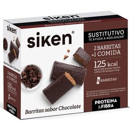 Sustitutivo Barritas Chocolat 8 unités